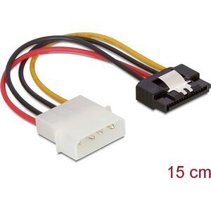 Delock Molex - SATA, 0.15m, Wielokolorowy (60120) 792678 4043619601202