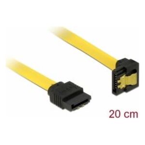 Delock SATA - SATA, 0.2m, Żółty (82800) 794657 4043619828005