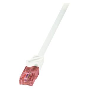 LogiLink Patchcord Primeline U/UTP, Cat6, 1m, biały (CQ2031U) 823941 4052792022698