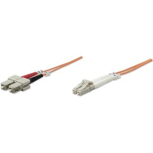 Intellinet Network Solutions Patchcord Światłowodowy, LC-SC duplex 1m 50/125 OM2 wielomodowy (470353) 850344 766623470353