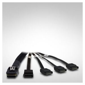 Inter-Tech SFF 8087 - SATA x4, 0.65m, Czarny (88885237) 817677 4260133125605