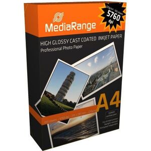 MediaRange Papier fotograficzny do drukarki A4 (MRINK103) 819455 4260057125927