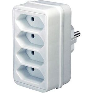 Brennenstuhl Adapter zasilania Typ E / 4x Typ C (1508040) 798856 4054317232704