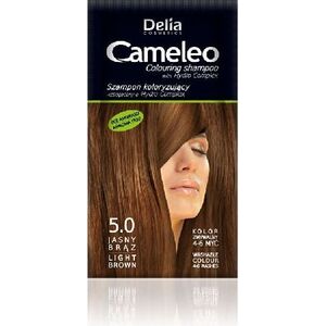 Delia Cosmetics Cameleo Szampon koloryzujący 5.0 jasny brąz 889182 5906750890241