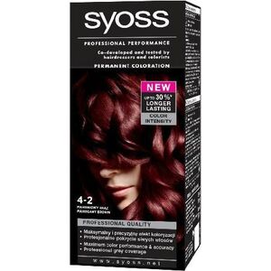 Syoss Farba do włosów Mahoniowy Brąz nr 4-2 888770 9000100632867
