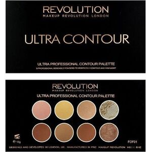 Makeup Revolution Ultra Contour Palette Zestaw do modelowania twarzy 13g 892855 5057566146012