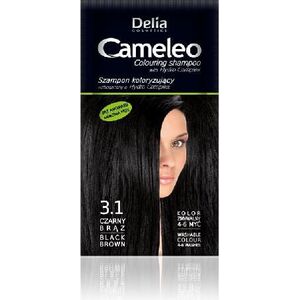 Delia Cosmetics Cameleo Szampon koloryzujący 3.1 czarny brąz 889181 5901350421260