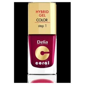 Delia Coral Hybrid Gel Emalia do paznokci nr 12 bordowy 11ml 887431 5901350458082