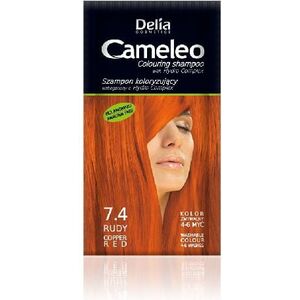 Delia Cosmetics Cameleo Szampon koloryzujący 7.4 Rudy 889179 5906750890227