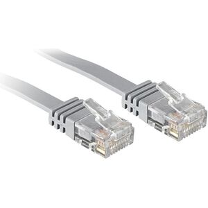 Lindy Patchcord Cat.6, U/UTP, płaski, 2m, szary (47492) 1000210 4002888474924