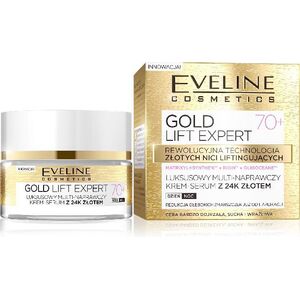 Eveline Gold Lift Expert 70+ Krem-serum multi-naprawczy na dzień i noc 50ml 1034578 5901761941968