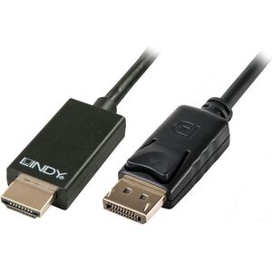 Kabel Lindy DisplayPort - HDMI 2m czarny (41717) 1076441 4002888417174