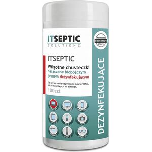E5 Chusteczki czyszcząco-dezynfekujące ITseptic 100 szt. duża tuba 100 szt. (RE02261) 993256 5900488917546