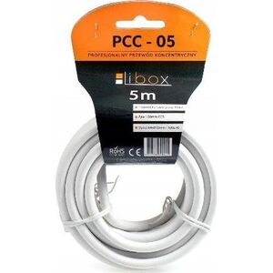 Przewód Libox Antenowy 5m biały (PCC05) 1125773 5902596820411