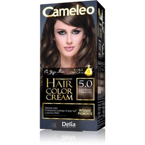 Delia Cameleo HCC Farba permanentna Omega+ nr 5.0 Light Brown 1op. 1131990 6940211621127