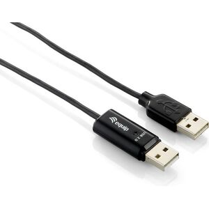 Kabel USB Equip USB-A - USB-A 1.8 m Czarny (133339) 1137355 4015867163610