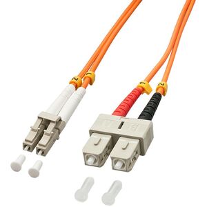 Lindy Patchcord światłowodowy LC/SC, OM2, 50/125Ám, 1m (46990) 1205816 4002888469906