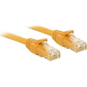 Lindy Patchcord UTP Cat6, 0.5m, żółty (48061) 1288374 4002888480611