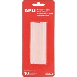 Wkłady klejowe Apli 7.5 mm x 100 mm przezroczyste 10 szt. 13243 1358283 8410782132431