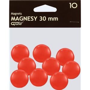 Grand Magnes 30mm czerwony 10szt GRAND - 190315 1451960 5903364258672