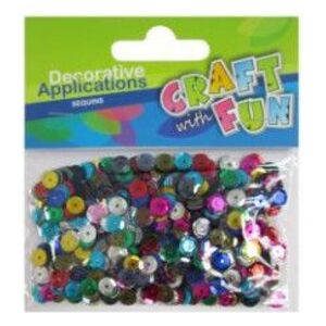 Craft with Fun Cekiny metaliczne kółka 6,5mm (215427) 1467959 5902012710548