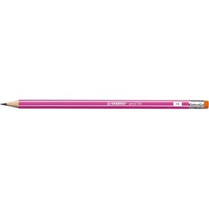 Stabilo OŁÓWEK PENCIL 160 Z GUMKĄ HB PINK - 2160/01-HB 1468991 4006381504560