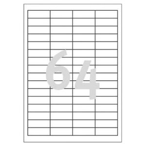 Avery Zweckform ETYK.ZF 3667 48,5X16,9 MARG. 6400 ETYKIETA - 3667 1470405 4004182036679