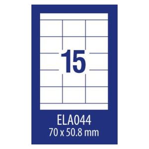 Avery Zweckform ETYK.ZF ECONOMY 70X50,8MM 044 100ARK ETYKIETA E100 ELA044 - ELA044 1470421 4004182303801
