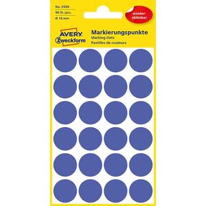 Avery Zweckform ETYK.ZF 3596 USUW KÓŁKA DO ZAZN NIEB - 3596 1470454 4004182035962