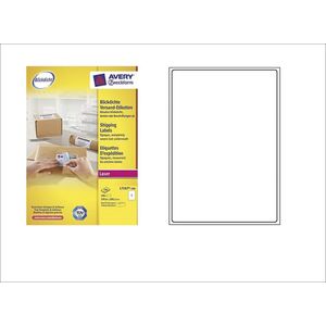 Avery Zweckform ETYK.ZF 7167 199.6X289,1 100 ARK./100/ ETYKIETA - L7167-100 1470748 5701044461073