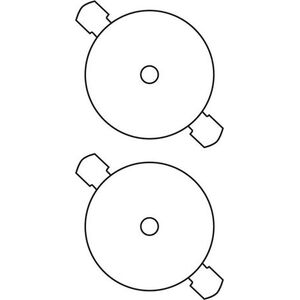Avery Zweckform ETYK.ZF L7676 25 ŚR.117 CD BIAŁE 25ARK ETYKIETA - L7676-25 N 1470753 4004182236529