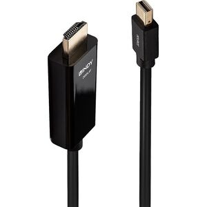 Kabel Lindy DisplayPort Mini - HDMI 1m czarny (36926) 1491197 4002888369268