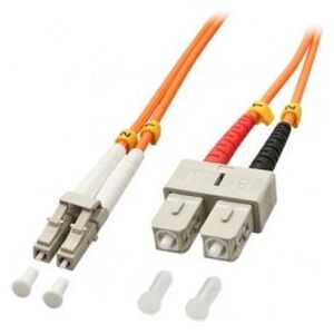 Lindy Patchcord światłowodowy LC / SC 50/125, Multimode, 3m (46992) 1504187 4002888469920