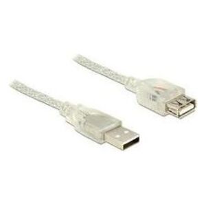 Kabel USB Lanberg USB-A - USB-A 1.8 m Przezroczysty (CA-USBE-12CC-0018-TR) 1620140 5901969413786