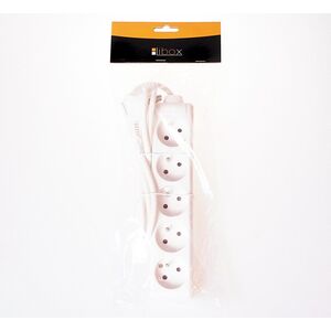 Libox 5 gniazd, biały, 3m (LB0084-3) 1636951 5902689074134