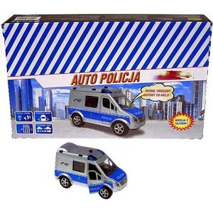 Hipo Auto Policja Van 11cm z głosem (HKG088) 1653711 5902447011005
