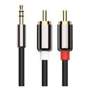 Kabel Libox Jack 3.5mm - RCA (Cinch) x2 3m srebrny (LB0093) 1677229 5902689074356