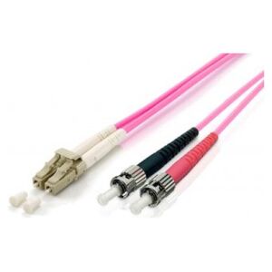 Equip Patchcord światłowodowy LC- ST, Multimode, Duplex, OM4, 2m (255542) 1724660 4015867178973