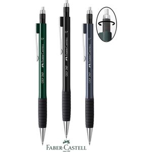 Faber-Castell OŁÓWEK AUTOMATYCZNY GRIP 1347 0,7MM CZARNY METALICZNY FABER-CASTELL - 134799 FC 1738183 4005401347996