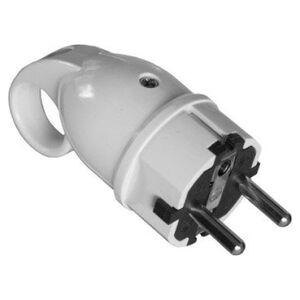Pawbol Wtyczka prosta z/u 16A 250V UNISCHUKO WT-16 biała (D.3101N) 1794436 5908289626315