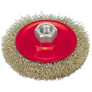 Vorel Szczotka tarczowy z gwintem drut karbowany 100mm 06972 3016383 5906083069727