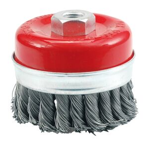 Vorel Szczotka czołowa z gwintem drut splatany 80mm 06975 3016386 5906083069758