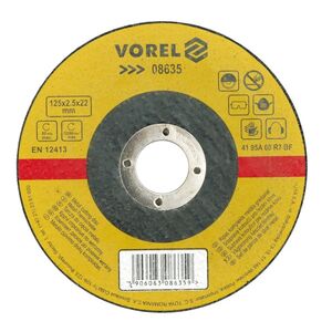 Vorel Tarcza do cięcia metalu 125x1,0x22mm (08631) 3016514 5906083086311