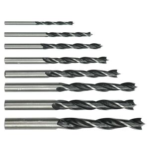 Wiertło Vorel do drewna kręte walcowe 7 4 5 3 6 10 8 9mm zestaw (22380) 3016943 5906083223808