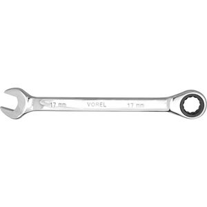 Vorel Klucz płasko-oczkowy z grzechotką 17mm (52658) 3017744 5906083526589