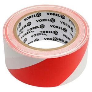 Vorel Taśma ostrzegawcza biało-czerwona 80mm x 100m (75233) 3018505 5906083752339