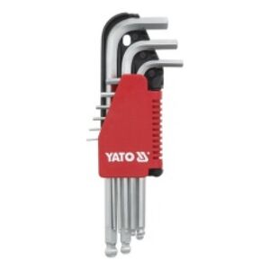 Yato Zestaw kluczy imbusowych hex typ L 1,5-10mm z kulką 9szt. (YT-0506) 3021634 5906083905063