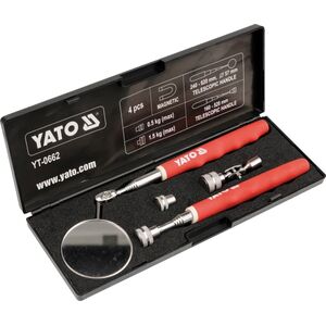 Yato Zestaw inspekcyjny lusterko + chwytak 4 części (YT-0662) 3029611 5906083906626