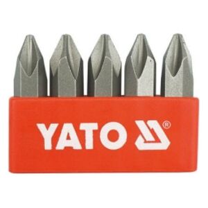 Yato Końcówki do wkrętaków udarowych krzyżowe Ph2 5/16" 5szt. YT-2810 3029970 5906083928109