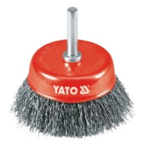 Yato Szczotka czołowa z trzpieniem drut Inox 75mm (YT-4751) 3030237 5906083947513